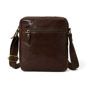 <b>Genuine</b> <b>Leather</b> Cross Body <b>Bag</b> With Spacious Compartments Comfortable Shoulder Strap Stylish Lightweight Durable Design - Product Image 1