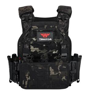 Gilet Tattico Yakeda Mimetico <span class=keywords><strong>Molle</strong></span> a Sgancio Rapido Leggero Attrezzatura Tattica Chalecos Tactico Porta Piastre - Product Image 5