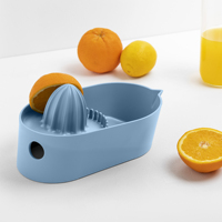 Milieuvriendelijk Blauw Polypropyleen Aluminium Citrus Squeezer Dagelijks Accessoire Citroenpers Voor Keuken Fruit & Groente Gereedschap