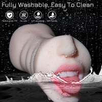 Sex Shop Masturbateur Masculin Vagin Réaliste Pocket Pussy Machine de Sexe Oral et Anal pour Hommes Coupe de Masturbation Vagin Artificiel
