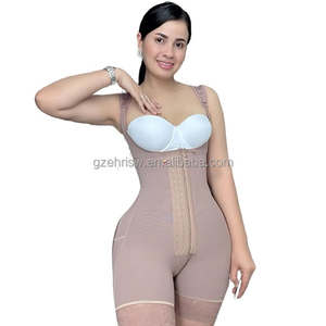 Faja Mejor Compresión Extra Firme Fajas Cremallera Mujeres Etapa 2 Body de Control Corporal <span class=keywords><strong>Tummy</strong></span> <span class=keywords><strong>Tuck</strong></span> Fajas Colombianas Post Cirugía - Product Image 6