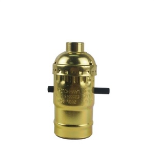 Tự Làm Đèn Lồng Đèn E26 Đẩy Chuyển Đổi Giữ Đèn Kim Loại Nhôm Vỏ Giấy Ống E27 Cơ Sở Đèn Ổ Cắm - Product Image 3