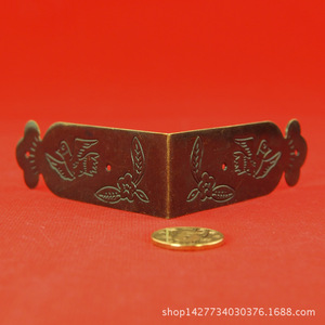 Esquineros Decorativos para Muebles 78x27mm, Protección de Bordes de Cuatro Lados para Cajas de Madera y Regalo, Estilo Antiguo - Product Image 2