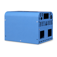Boîtier métallique sur mesure pour station d'alimentation portable extérieure, fabriqué par estampage et découpe laser de tôle
