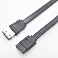 Cable ESATA a SATA 3 de Alta Velocidad para Discos Duros Intercambiables en Caliente, con Construcción de PVC y Aluminio, para Uso con Escáner de Código de Barras