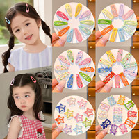 Barrettes à cheveux pour enfants, motif étoile simple en cristal et pois, accessoires mignons pour franges et cheveux latéraux de bébé fille, nouveau style 2026