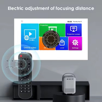 Proyector de Video LED 4K P10 2026 en Oferta con Android 11, 720 ANSI, 100 Pulgadas, BT5.4, Wifi 6, Enfoque Automático para Uso Doméstico Portátil