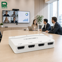 Direkt vom Hersteller: 1x4 Splitter 4K 30Hz 1 Eingang 4 Ausgänge Micro-USB-betrieben für Büro-Monitore und Ausstellungshallen-Bildschirme