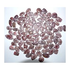 Piel de leopardo natural jaspe cabujón piedra preciosa de cuarzo suelta gema semipreciosa para la fabricación de joyas - Product Image 1