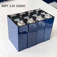 Batterie au lithium Lifepo4 320AH de qualité A+ avec 8000 cycles de charge, double borne, stock Pologne, cellules Lifepo4 REPT 320AH