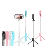 MINI mais puissant: Bluetooth Selfie Stick 70cm extensible LED Fill Light Trépied pour téléphones