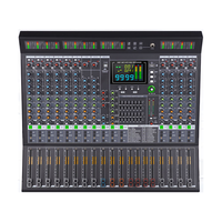 Console de mixage série DMX 6.10.14.18.22, 2 entrées mono, 2 entrées stéréo, chaque interrupteur d'alimentation fantôme 48V indépendant.