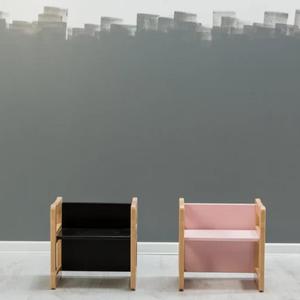 Tùy chỉnh dễ dàng để lắp ráp Montessori cai sữa bảng và ghế đặt cho trẻ mới biết đi Cube trẻ em bàn ghế để đọc ăn chơi - Product Image 5