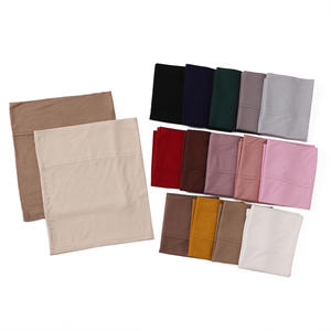 بيع بالجملة حجاب رايون مجعد الصلبة لينة تنفس الأوشحة القطنية فسكوزي صبغ القذرة تجعد ارتداء اليومي وشاح الحجاب للنساء - Product Image 5