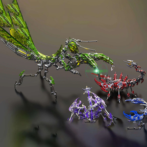 Rompecabezas Metálico 3D de <span class=keywords><strong>Mantis</strong></span>, Kit de Modelo de 1200 Piezas, Serie de Insectos, Rompecabezas Metálico para Regalo - Product Image 2