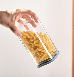 Rõ ràng Borosilicate Glass Jar kín kín kín thực phẩm lưu trữ <span class=keywords><strong>container</strong></span> Canister Pasta gạo đường hạt cà phê gia vị lưu trữ - Product Image 4