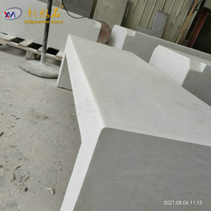 Nuevo Banco de Hormigón GRC Magic Stone para Exteriores, Muebles de Patio de Material UHPC para Paisajismo - Product Image 3