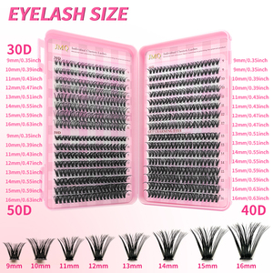 Livre de Cils en Touffes DIY à Logo Personnalisé, Kit de Cils DIY Marque Blanche, Vente en Gros, Cils Vison Moelleux Méga Volume, Livre de Cils Effilés en Touffes - Product Image 2