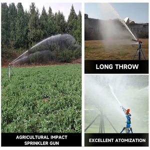 Langstrecken-Bewässerungssystem für die Landwirtschaft 2 Zoll 360° Getriebe-Antrieb Metall-Regenkanone für den Farmgebrauch - Product Image 3