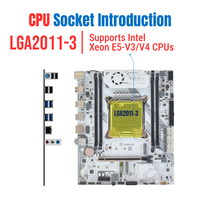 NOUVELLE carte mère de bureau X99-K9 blanche avec TPM 2.0 dédié, LGA 2011-3, prend en charge Intel Xeon, 4x DDR4 RAM, 2x M.2 NVMe, carte mère X99