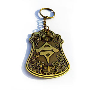 Llaveros Metálicos Personalizados con Diseño de Marca de Videojuegos, en Bronce Antiguo, Colección Creativa, Llavero de Aleación de Zinc a la Moda - Product Image 2