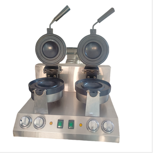 Machine à gaufres rotative en acier inoxydable 1300W, machine à burgers - Product Image 2
