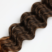 Cheveux synthétiques pour tresses en vrac, vague profonde, crochet ondulé, bouclé égyptien, ombré, afro, extensions de cheveux longs, 20 pouces, prix d'usine