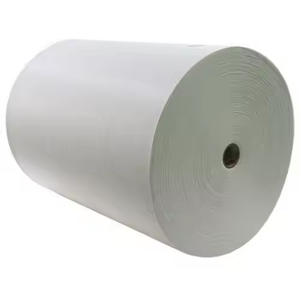 Rollo de papel de envoltura de paja kraft blanco de fábrica para envoltura individual de pajitas de papel desechables - Product Image 1