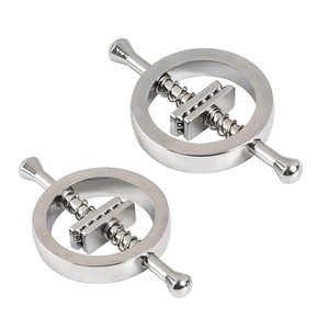 Pinzas de acero quirúrgico para pezones, anillos de clip para senos falsos, sin perforación, para mujer, joyería corporal sin perforaciones - Product Image 6