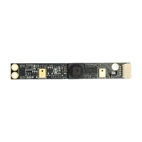 Cámara web industrial 720P 1MP USB2.0 compatible con UVC, módulo de cámara Plug&Play con PCB de tira estrecha mini y 2 micrófonos integrados para portátil
