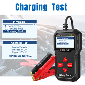 Barato marca KONNWEI KW210 probador de batería automotriz probador de batería de plomo-ácido <span class=keywords><strong>para</strong></span> coche camión motocicleta barco - Product Image 4