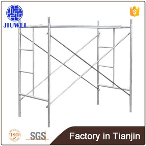Industrial Style Galvanized Metal <strong>Ladder</strong> <strong>Frame</strong> <strong>Scaffolding</strong> Tower for Hotel Construction and Interior Decoration - Product Image 3