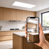Panneau lumineux LED intelligent JINK Halo Tile CRI 98, compatible Matter, intensité variable, commande vocale, blanc architectural, garantie 2 ans