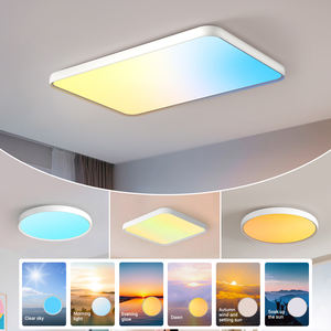 Hochwertige Indoor-Vollspektrum-Dynamische Klare-Himmel-Atmosphäre Mehrfarbige Kronleuchter LED-Deckenleuchten für Wohnzimmer - Product Image 2