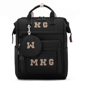 <b>Hot</b> Sale 2PCS Mommy Backpack Set Custom Logo Baby Diaper Bags With USB - Product Image 4