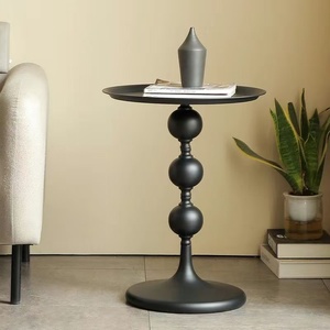 Tavolino Laterale Moderno Minimalista Nordico in Ferro Battuto <span class=keywords><strong>per</strong></span> Balcone e Casa, Portatile con Garanzia di 1 Anno - Product Image 2