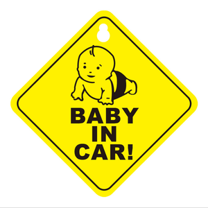 Pegatina de PVC personalizada para ventana de coches con <span class=keywords><strong>ventosa</strong></span> seguridad niño niños bebé <span class=keywords><strong>a</strong></span> <span class=keywords><strong>bordo</strong></span> señal pegatinas 3D personalizadas - Product Image 2