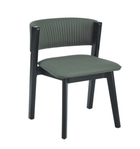 Chaises de salle à manger en bois massif modernes et minimalistes, rembourrées en cuir, de luxe, pour la maison et les restaurants - Product Image 5