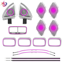 Kit d'éclairage d'ambiance intérieur de luxe cinq pièces pour Mercedes GLE GLS 2020-2025 W167 - Accessoires de mise à niveau de l'éclairage intérieur