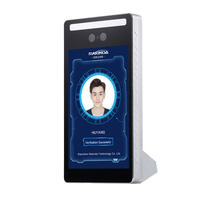 Máquina de puerta de 8 pulgadas RK3288, Terminal biométrico dinámico, reconocimiento facial, Control de acceso de asistencia