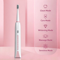 Brosse à dents électrique sonique rechargeable, charge de type C, 30 000 vibrations par minute, soins bucco-dentaires à domicile