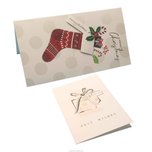 Chine mode multicolore <span class=keywords><strong>carte</strong></span> postale joyeux anniversaire nouvel an père noël noël stationnaire <span class=keywords><strong>carte</strong></span> de voeux de noël pour les affaires - Product Image 3