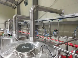 2000L-10000L SUS304สแตนเลสทั้ง3000L 5000L อุปกรณ์ทำเบียร์ปั๊มควบคุม PLC แบริ่งความร้อนไอน้ำ - Product Image 3