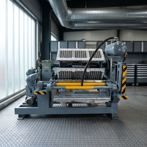 Machine à fabriquer des barquettes à œufs en pâte à papier, 1000 pièces/heure, pour usage domestique et agricole - Product Image 6
