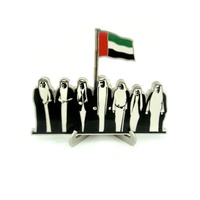 Vente en gros de cadeaux d'affaires, Base de cristal arabe, trophée de Plaque métallique aux émirats arabes unis