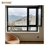 Ventana Abatible de Aluminio con Alta Hermeticidad, Sellado para Exteriores, Ventana para el Hogar