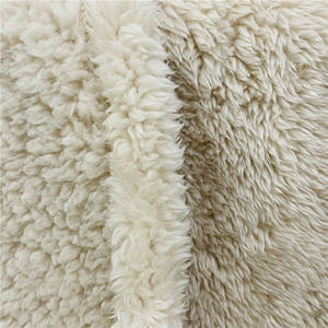 Oso de peluche de poliéster 100%, tela de piel sintética, pila larga, tipo de trama de punto Sherpa, Súper suave, 300gsm, para niños y niñas, ropa de trabajo - Product Image 1