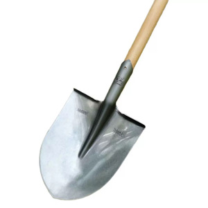 Large Outdoor Manganese Steel <b>Spade</b> Agricultural Tool Wooden Hardwood <b>Handle</b> Silver Brown Full-Steel Gardening Essential <b>for</b> - Product Image 5