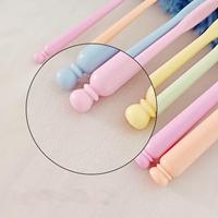 251033 ensemble de 12 pièces 15cm ABS plastique Crochet aiguille crochet ensemble multicolore 2mm-10mm fil Crochet outil Style Simple