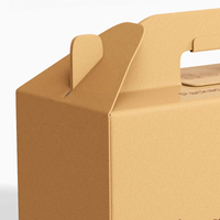 Boîte en papier kraft personnalisée en gros produits d'impression de logo boîte d'emballage extérieur dur personnalisation du fabricant